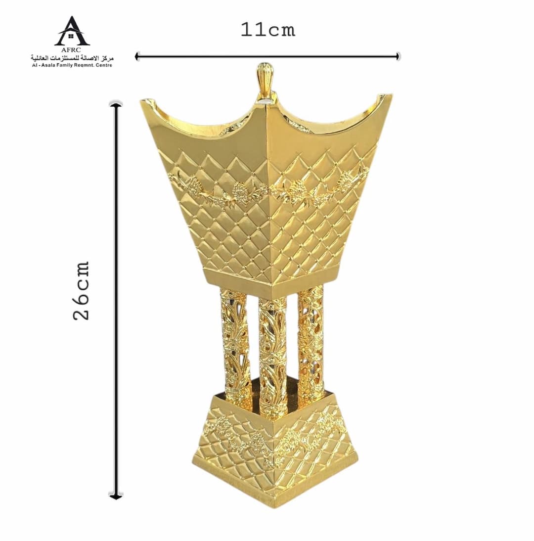 Incense Burner – Model 7833-G (Gold Finish)