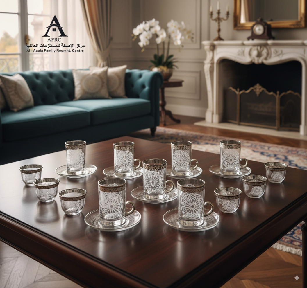 Canba HERA PLATINUM Luxury 18-Piece Tea & Coffee Serving Set